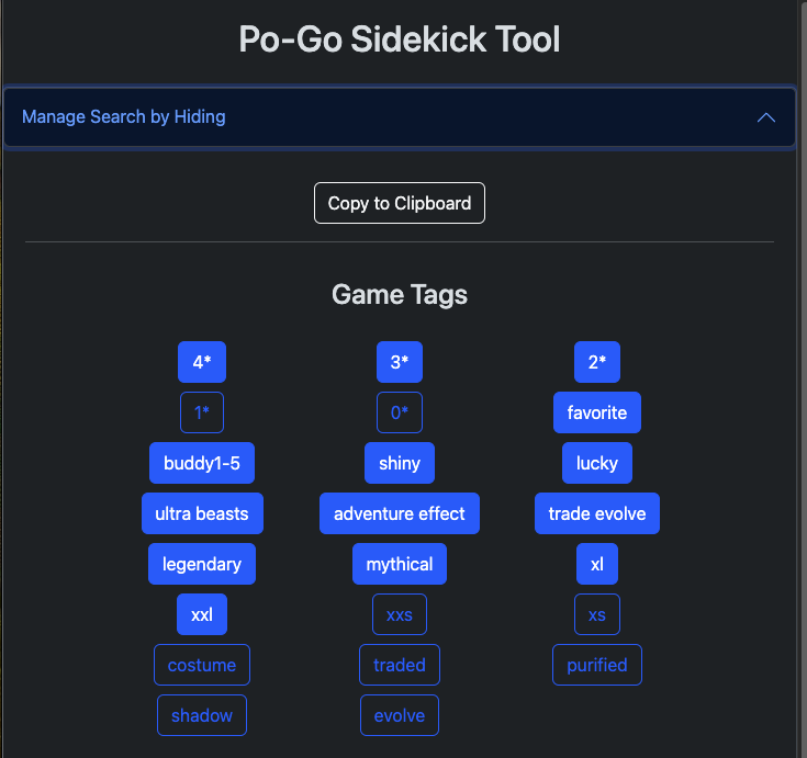 Po-Go Sidekick Tool